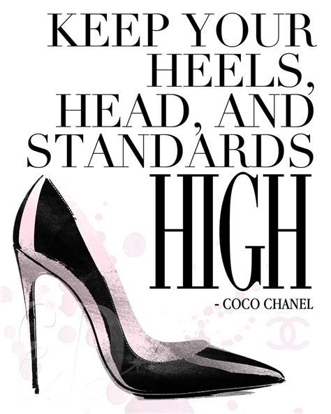 coco chanel fashion quotes|coco chanel quotes high heels.